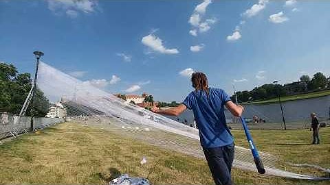 String Art BLURE of LIGHT Installation