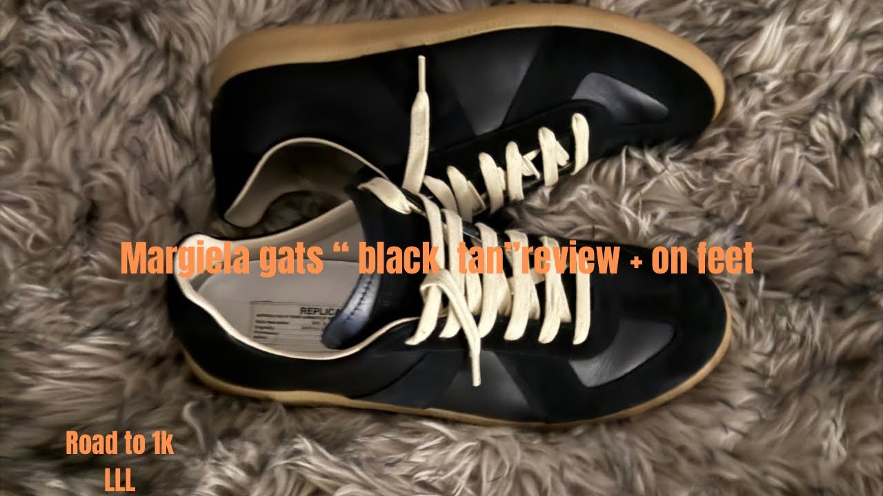 【D⭐︎⭐︎⭐︎Cさん専用】ブラック シューズ Maison Margiela GUM SOLE! Maison Margiela Black Low Top Sneaker (Review) +