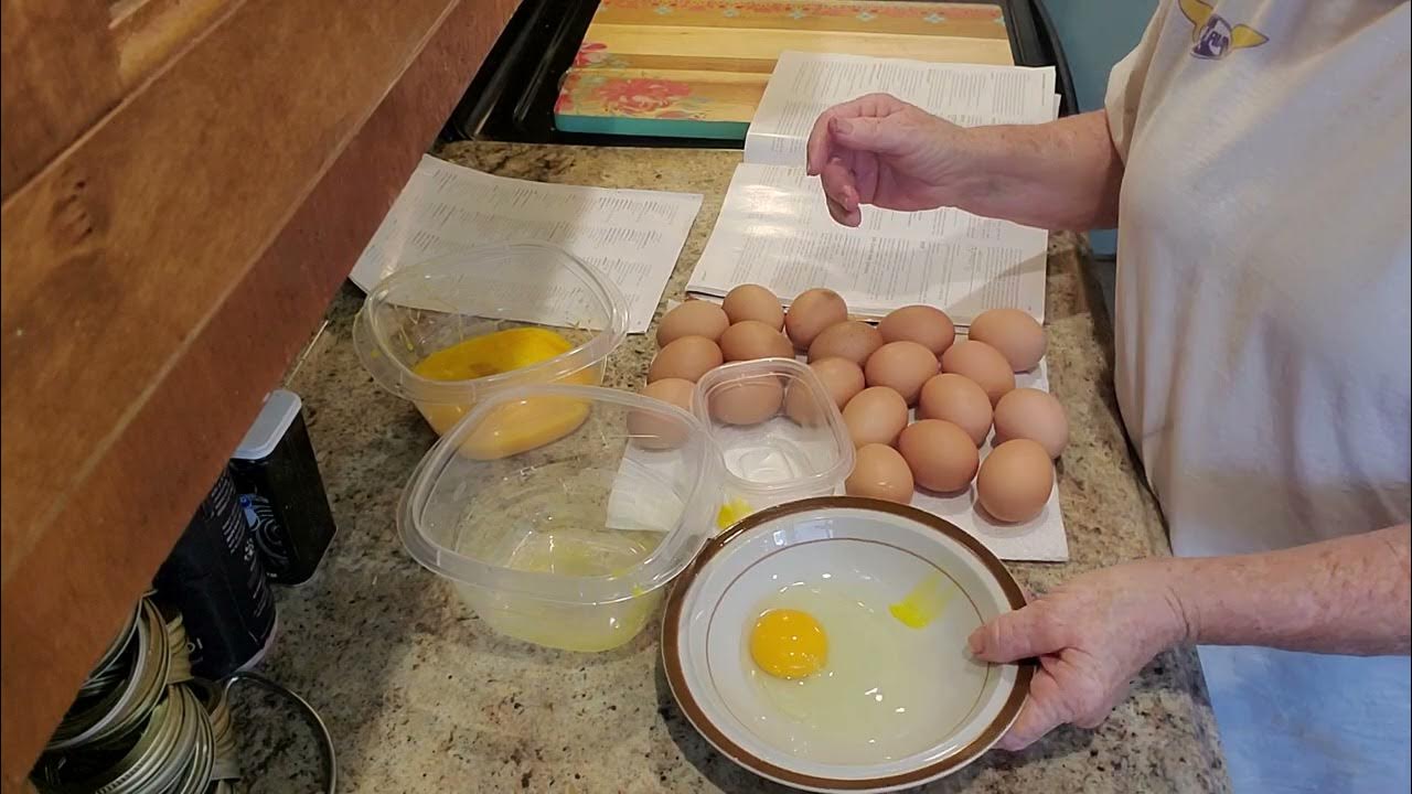 Preserving Fresh Eggs In The Freezer/Alabama Prepper YouTube