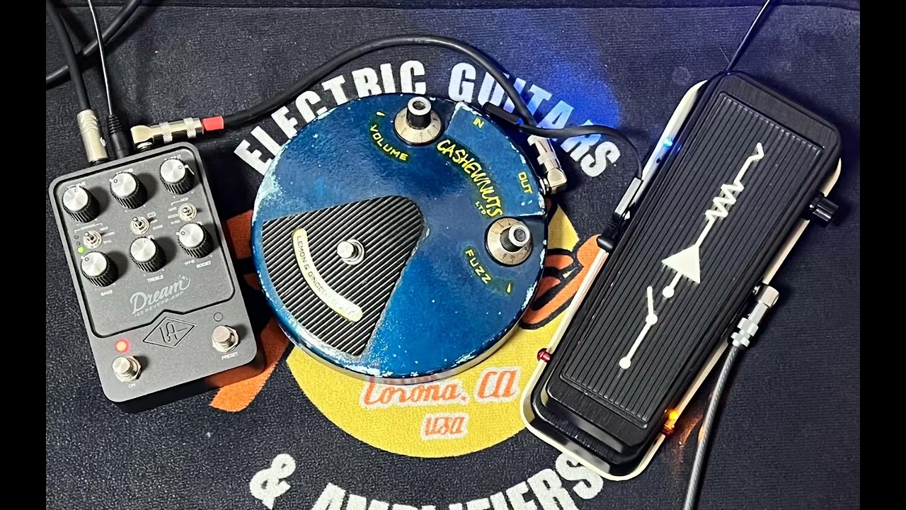 MXR MC404 CAE Wah & Lemon&Ginger Cashenuts Fuzz LTD & UAFX Dream'65でVoodoo Chile