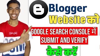 How to Add Blogger Site to Google Search Console rahulupmanyu techbhavesh blogging blog
