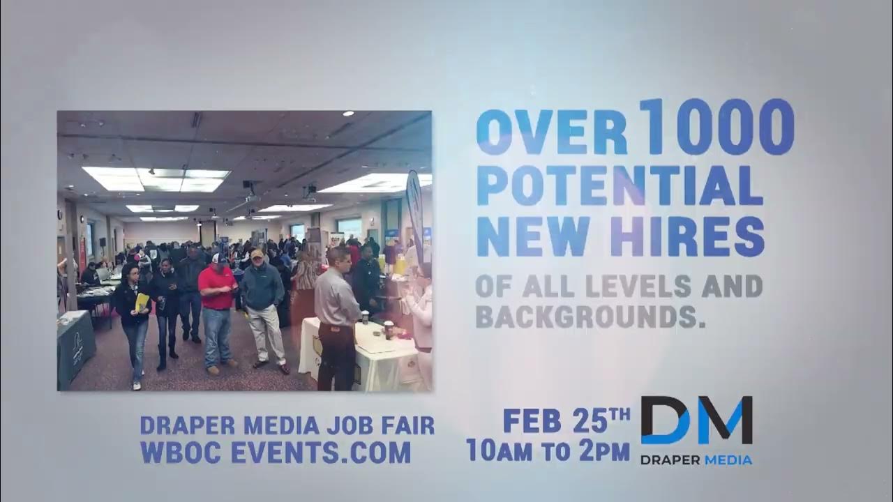 WBOC Job Fair Feb 25, 2023 Del Tech DE YouTube