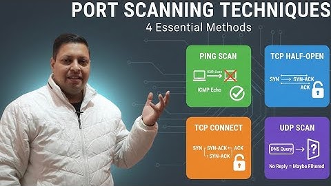 Ping Scan | TCP Half Open Scan & TCP Connect Scan | UDP Scan