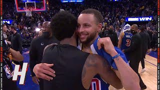 Kyrie & Steph Curry Share a Moment after the Game 🔥