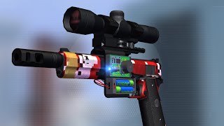 Pure Sniper - Robots X3 Overkill With Code 404 Handgun Zone 20 Gameplay