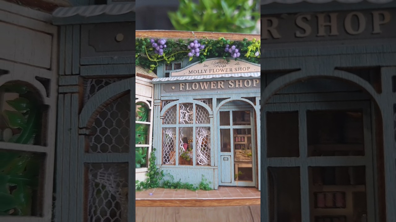 Molly Garden Flower Shop Kit Relaxing Satisfying Video Dollhouse