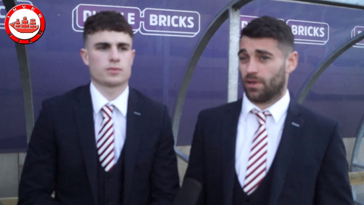 football score Larne 5-1 Huddersfield Town U19s: Dom Tear and David McDaid interview