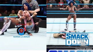 wwe 2k20 Sasha banks comes to the aid of Alexa bliss