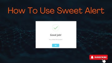 How to use sweet alert your project .
