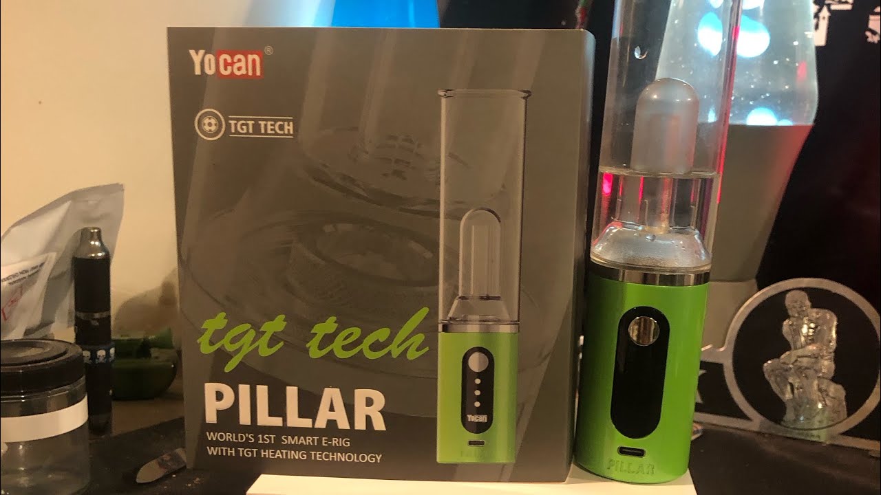 New Yocan Pillar Review With New TGT Tech Coil 🙌🏻✌🏻 (smart E-Rig ) for concentrates ￼