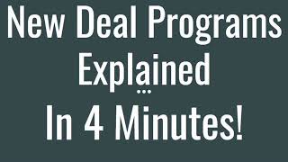 New Deal Programs Explained In 4 Minutes!