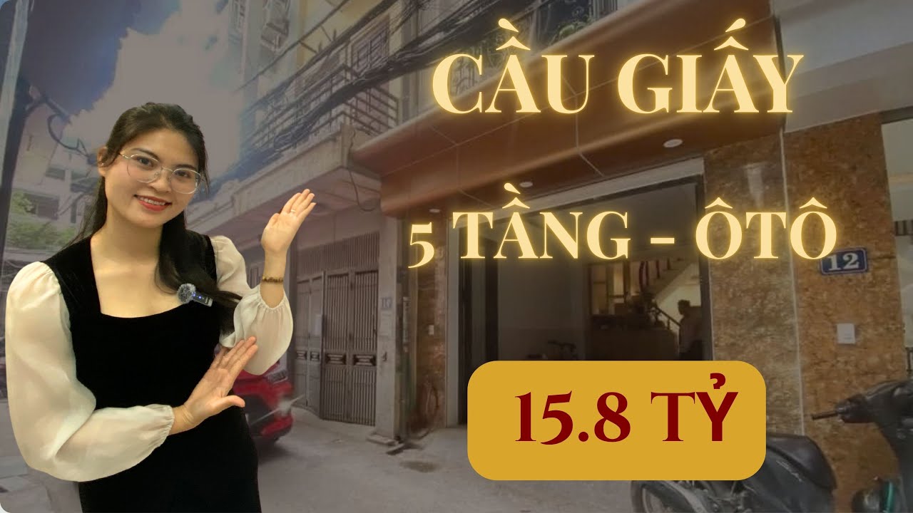 Bán nhà Trần Thái Tông, Cầu Giấy, kinh doanh, ô tô, 15 8 tỷ