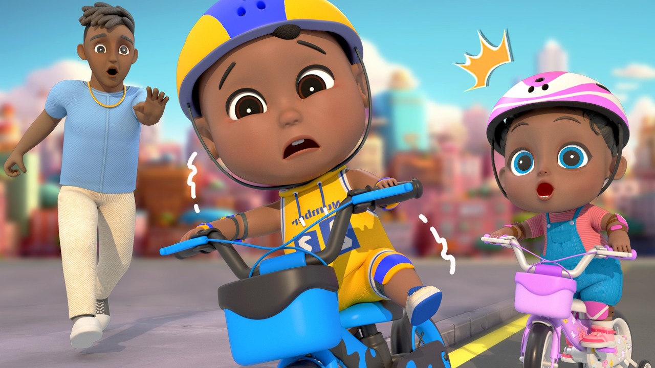 Segurança na Bicicleta | Canção das Regras de Segurança | Caetano em Português - Músicas Infantis