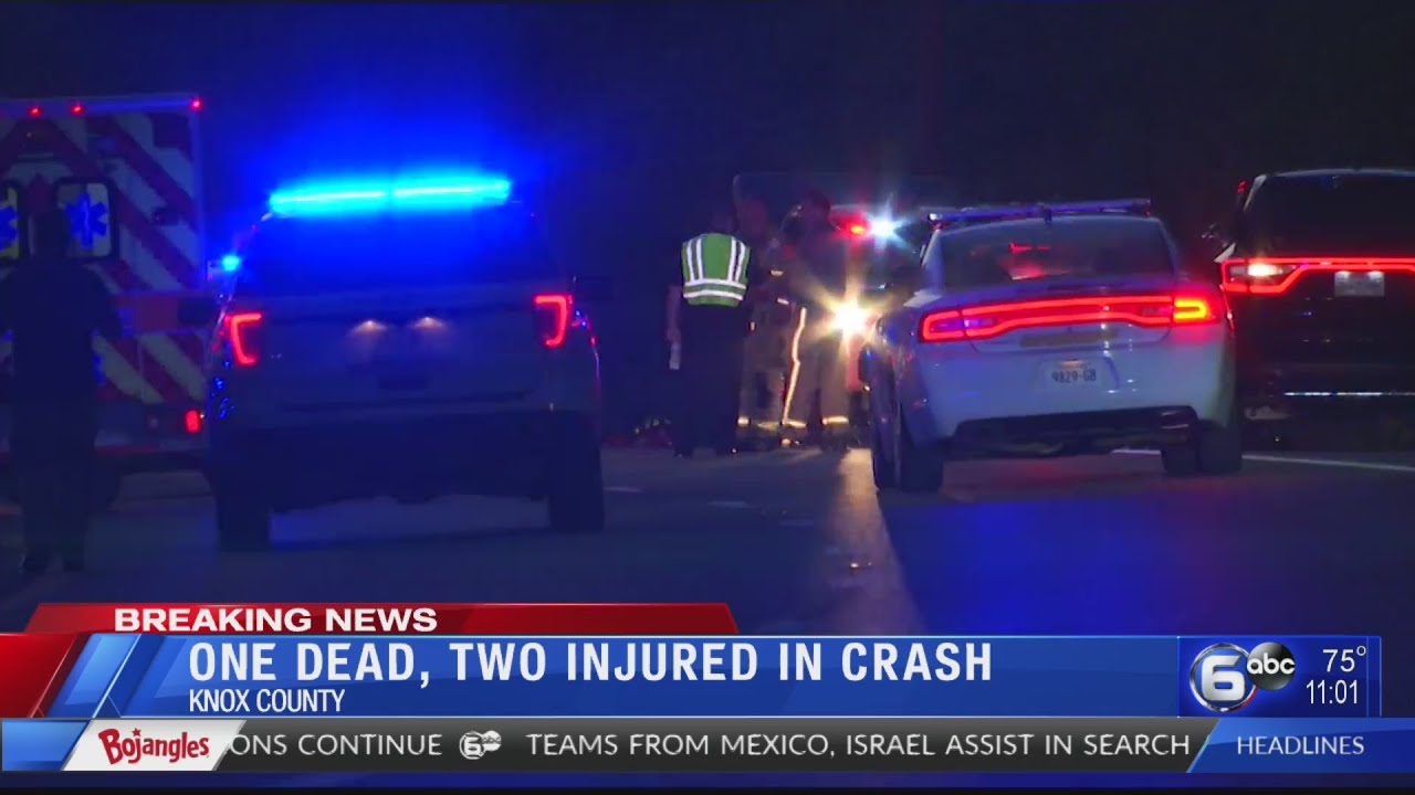 One dead, two injured in crash - YouTube