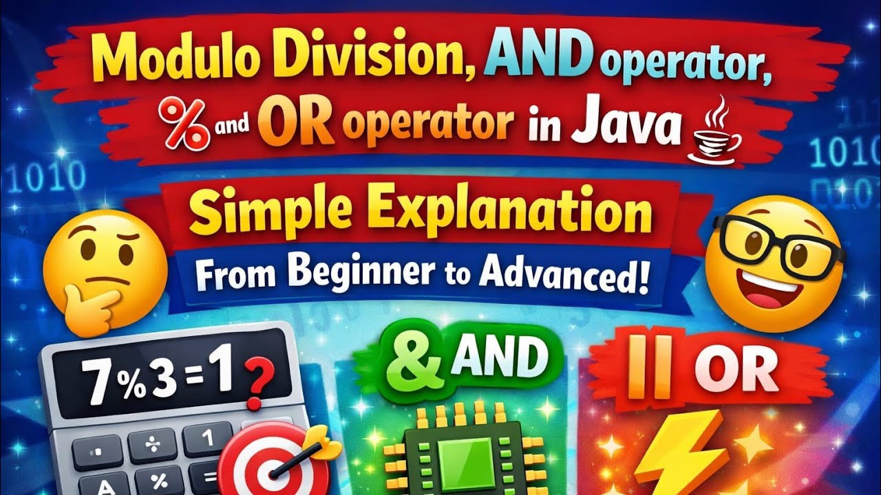 Master Modulo %, AND & OR in Java in One Video! 💻⚡ - YouTube