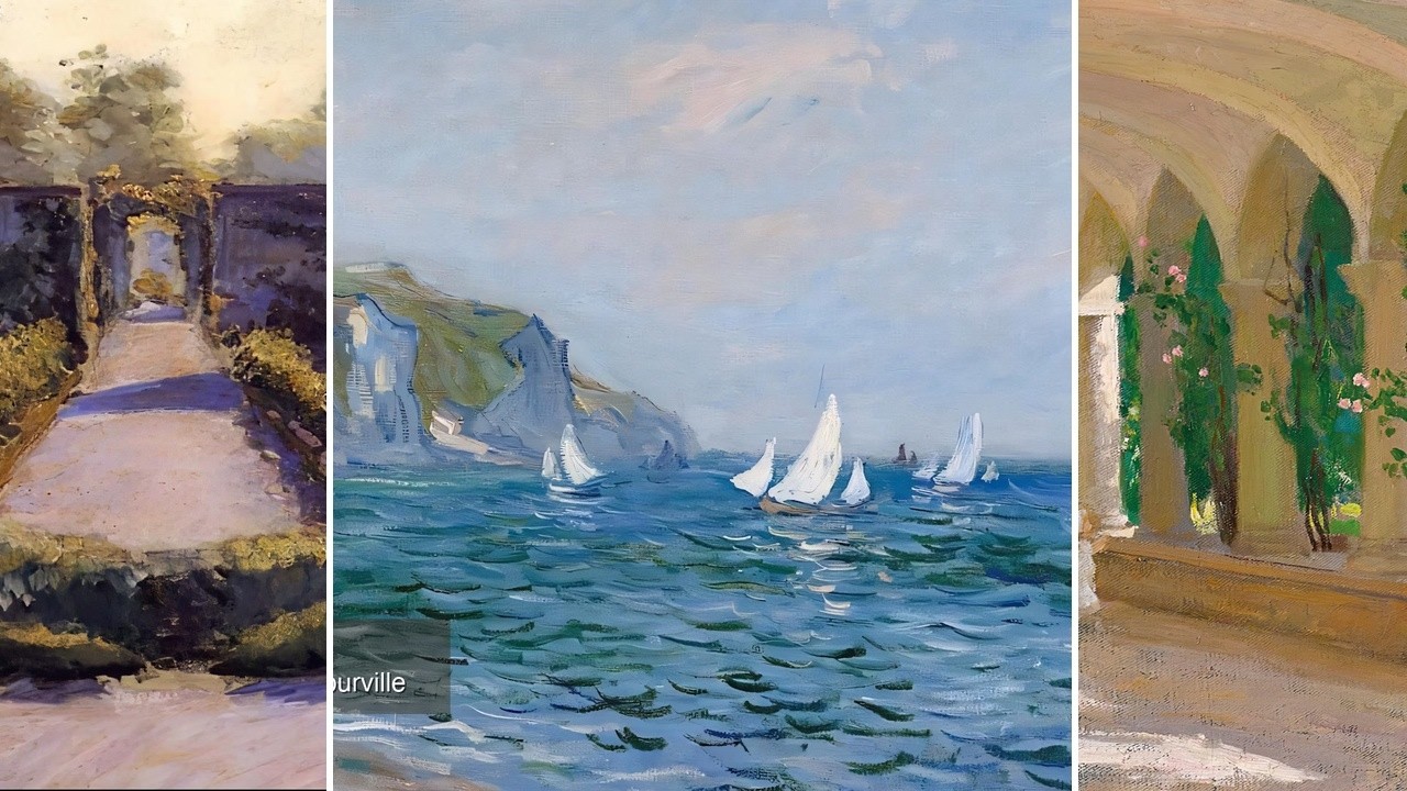 Impressionist Art TV — Silent Art Gallery · July 27 Afternoon | Cliffs and Sailboats … & others