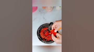 Sambal terasi super mantap banget