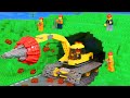 LEGO Pelleteuse, tracteur, tractopelle jouets pour enfants -Toys film for kids