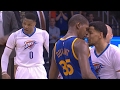 Kevin Durant Booed in Return to OKC! Heated Exchanges! Warriors vs Thunder