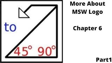 Chapter 6||Class 4||More to msw logo||Computer||Part1