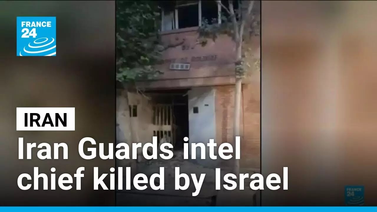 Israeli strikes kill Iran Guards intel chief as Trump deadline looms • FRANCE 24 English