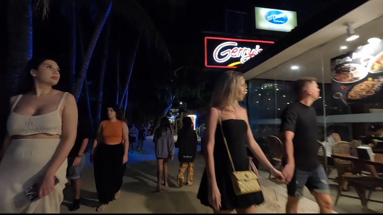 Image of video the Boracay Walking Tour at Night | Street Photography 18