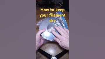 How To Keep Your 3d Printer Filament Dry. #shortvideo #trendingshorts #3dprinter #bambu