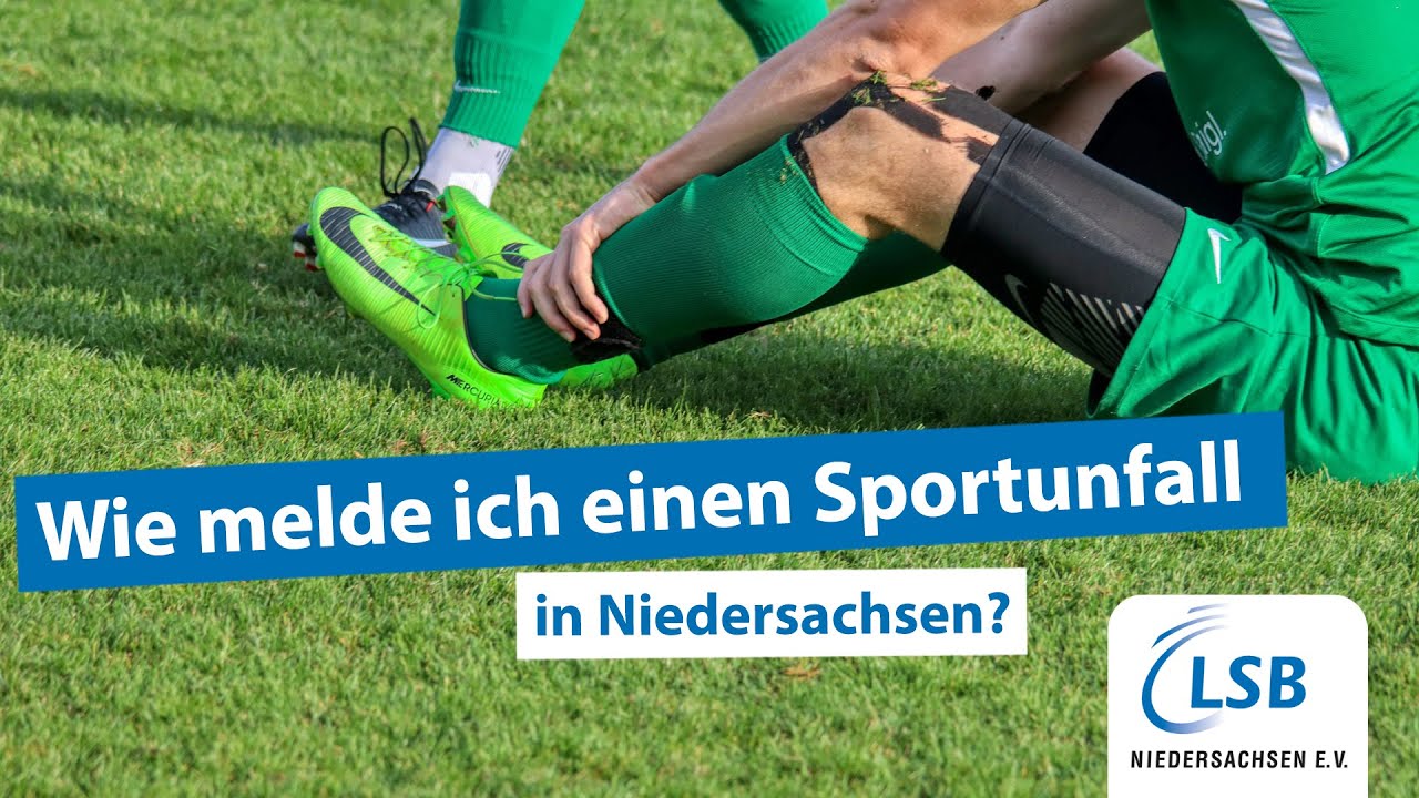 Wie melde ich einen Sportunfall in Niedersachsen? - YouTube