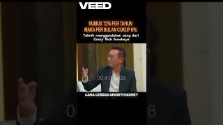 RUMUS 72% PER TAHUN MAKA PER BULAN CUKUP 6% ! CARA CERDAS GROWTH YOUR MONEY! #hermantotanoko