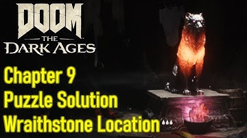 Doom The Dark Ages Statue Puzzle Solution Chapter 9 Wraithstone dog / wolf statue, Ancestral Forge