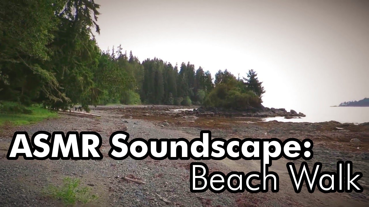 ASMR Soundscape: Beach Walk with Relaxing Nature Sounds soft spoken personality
