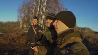 осенняя прогулка на мотоцикле Урал по лесу