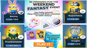 Minion Rush FANTASY EVENT Mission 5-8 fullscreen gameplay walkthrough - iOs & android