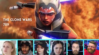 Reactors Reaction to AHSOKA TANO landing on Mandalore | The Clone Wars 7x9 OLD FRIENDS NOT FORGOTTEN