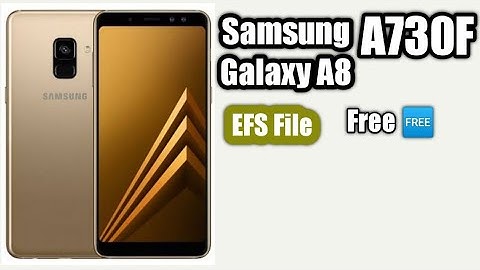 Samsung A8 a730f EFS file free