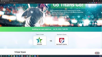 Cricket Website Built With Titan Web | No-Code Web Application for Salesforce | Overview