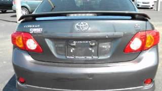 2010 TOYOTA Corolla Auto S ONE OWNER ! SUNROOF ! VERY CLEAN CAR ! $AVE BIG !! 2010 Toyota Corolla S One Owner Clean Carfax Vista Auto Sales