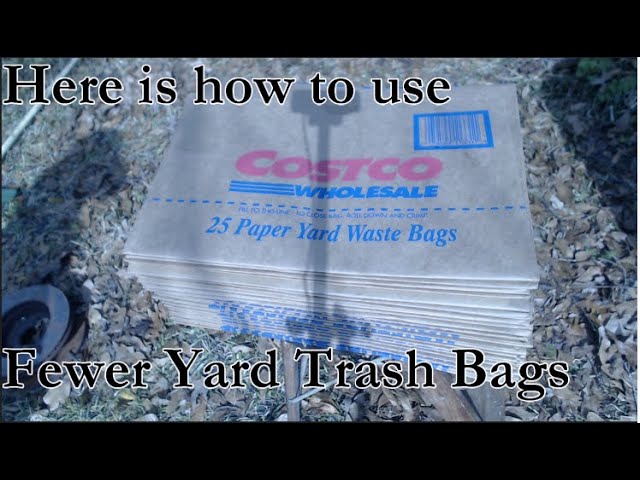 Smartly Paper Lawn Leaf Yard Bags 12 Count 30 Gallon Recyclable