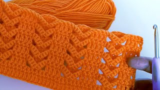 UNIQUE DESIGN! Simple and beautiful crochet stitch that you will see for the first time