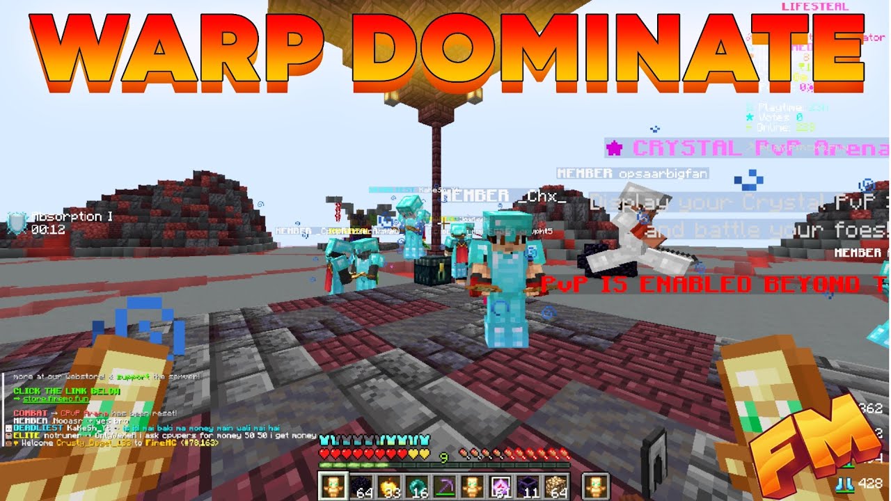 Dominating Warp Cpvp | Firemc Monatage | Dominating Warp Firemc