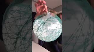 Balloon Deflates, String Art Appears! 🤯