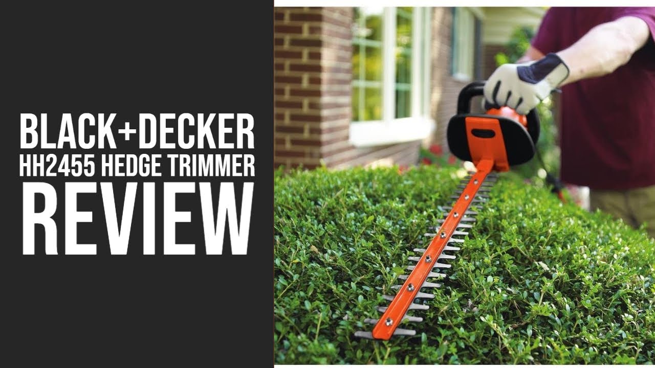 Black & Decker 24 inch Hedge Trimmer with Rotating Handle HH2455