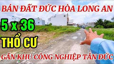 Bán đất Đức Hòa Long An , gần khu công nghiệp Tân Đức .