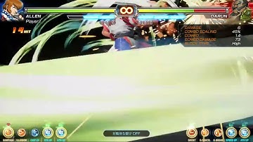 Fighting EX Layer Training: Fancy 136-hit Allen Combo