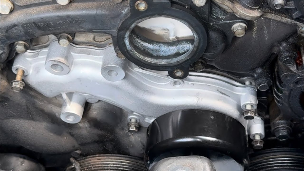 2013 Dodge avenger 3.6L water pump and thermostat replacement