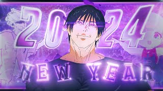 Happy New Year 2024 - Jjk X Anime Mix - New Year Edit - Amvedit