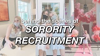 Sorority Rush and Work Week Vlog! Behind the Scenes Uark 2020