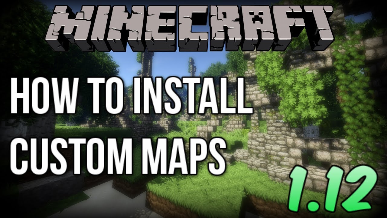 how to download minecraft custom map without winrar 1.12