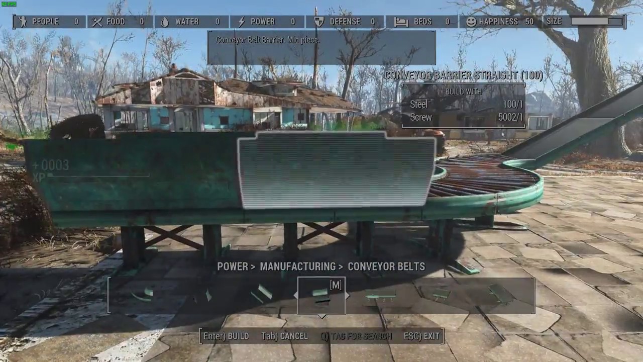 Fallout 4 Mod Conveyor Belt Barriers update 1.3 YouTube