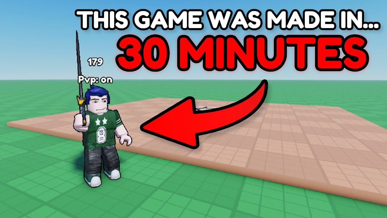 I Made a Roblox PVP Game in Just 30 Minutes! - YouTube